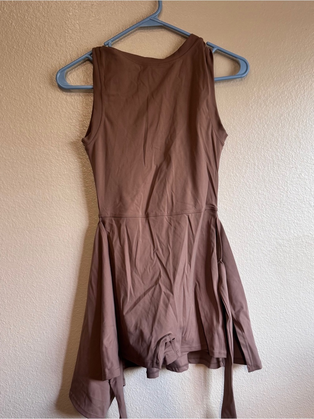 Women's Sleeveless Fit-and-Flare Dress in Brown